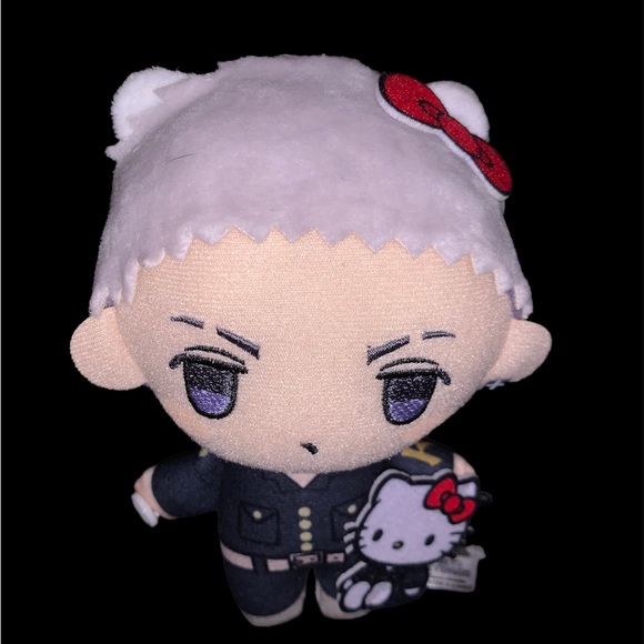New Tokyo Revengers Anime Takashi Mitsuya X  Sanrio Hello Kitty Exclusive Plush - Picture 3 of 10